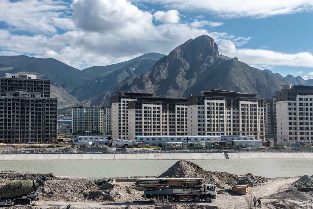 Apartment blocks, near Lhasa