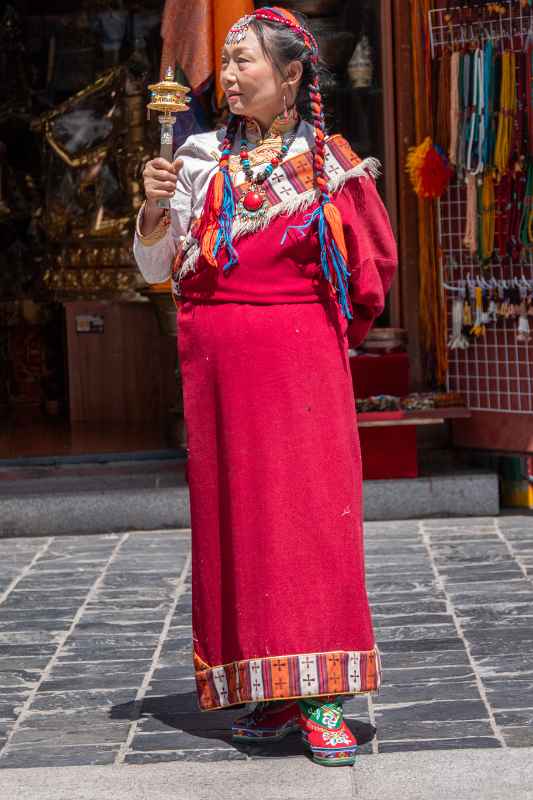 Chinese tourist, Barkhor