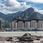 Apartment blocks, near Lhasa