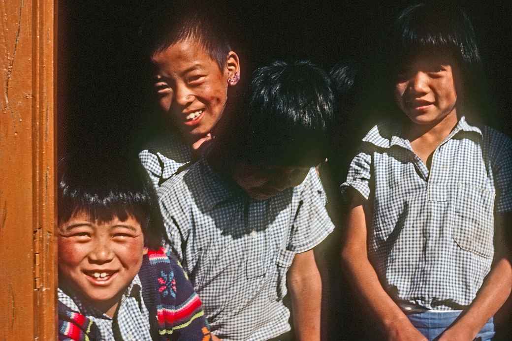 School children, McLeod Ganj