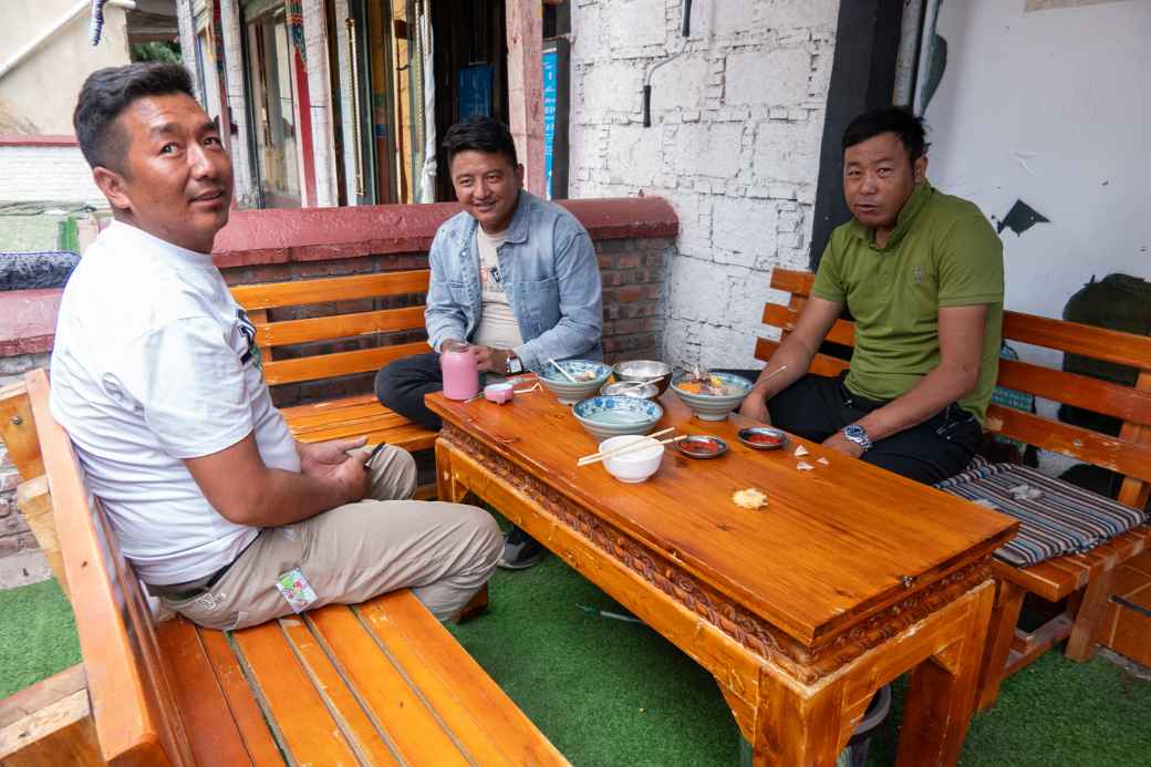 Three Tibetan men