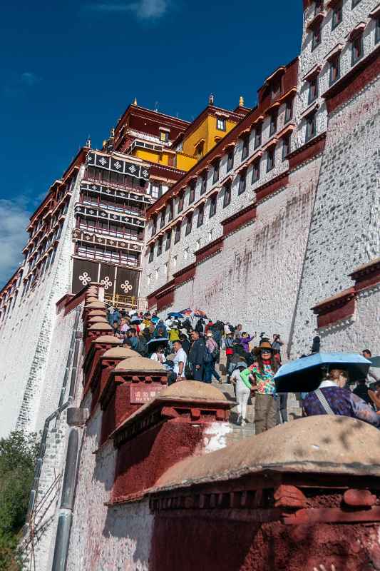 Potala Palace steps