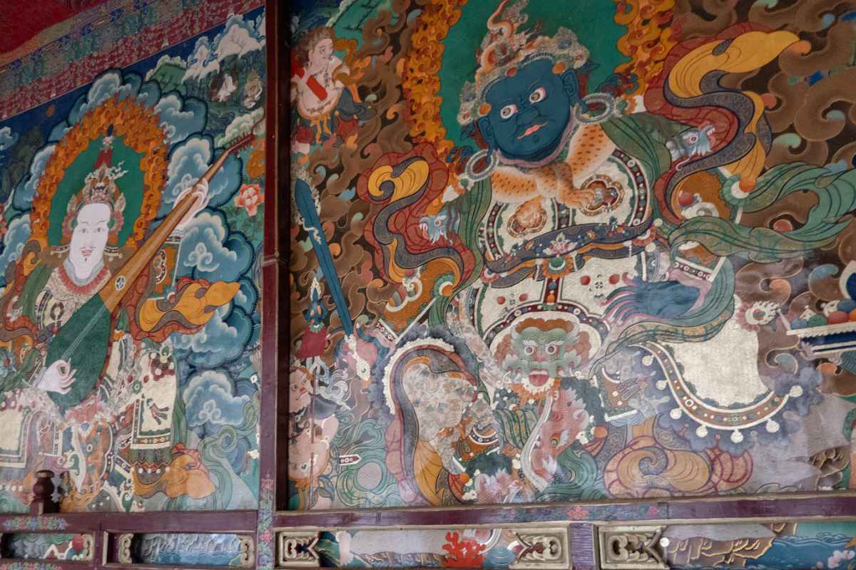 Wall paintings, Sera Monastery