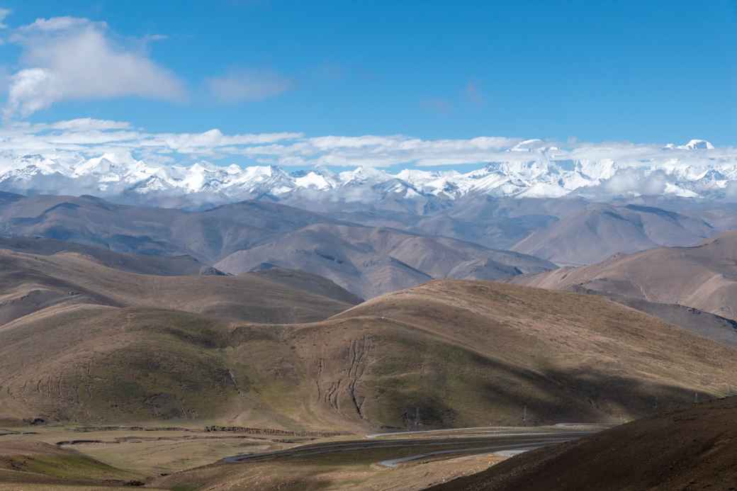 View of the Himalayas