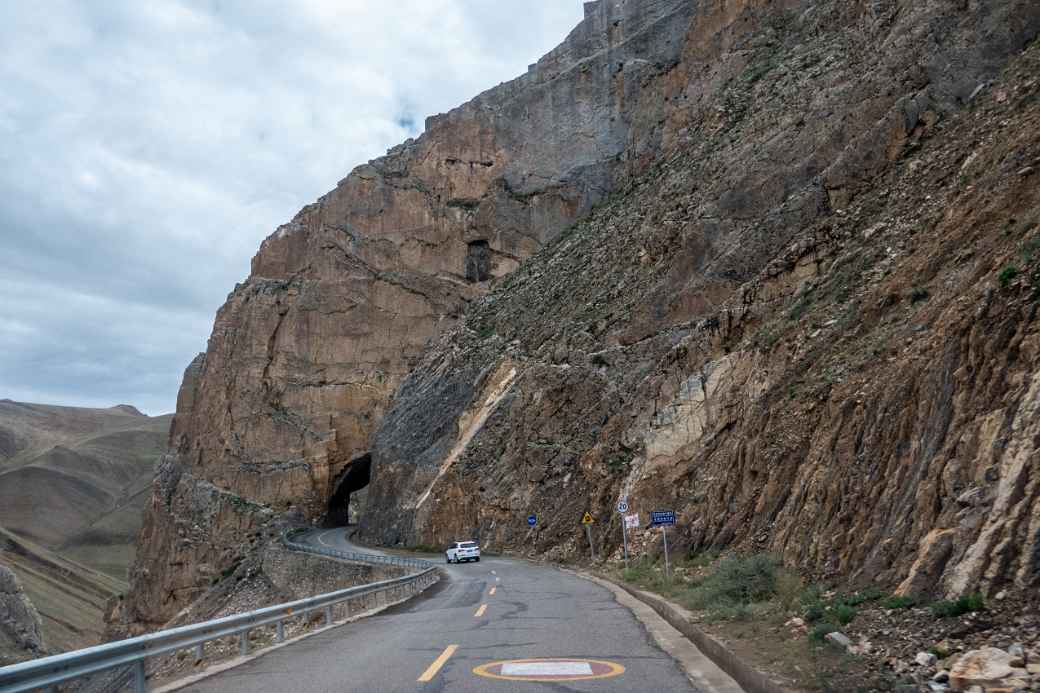 Tunnel in the road