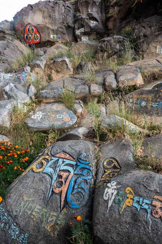 Mani stones, Tashi Lhunpo Monastery