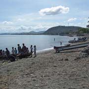 Fishing canoe