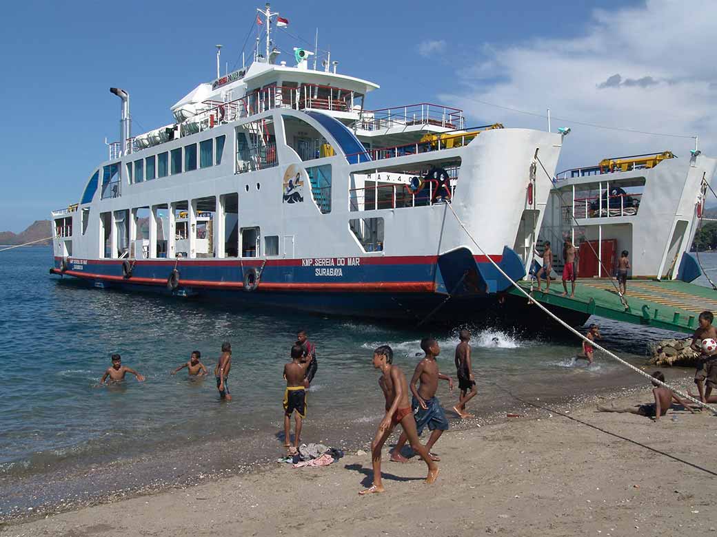 Ferry in the harbour