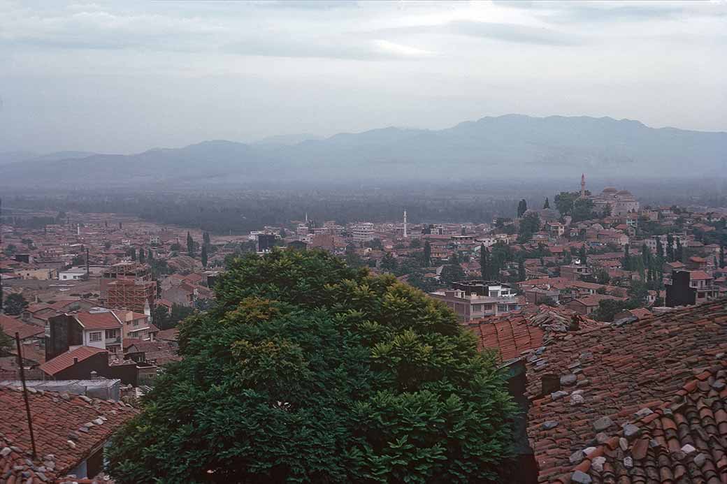 View over city