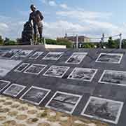 Memorial with photos