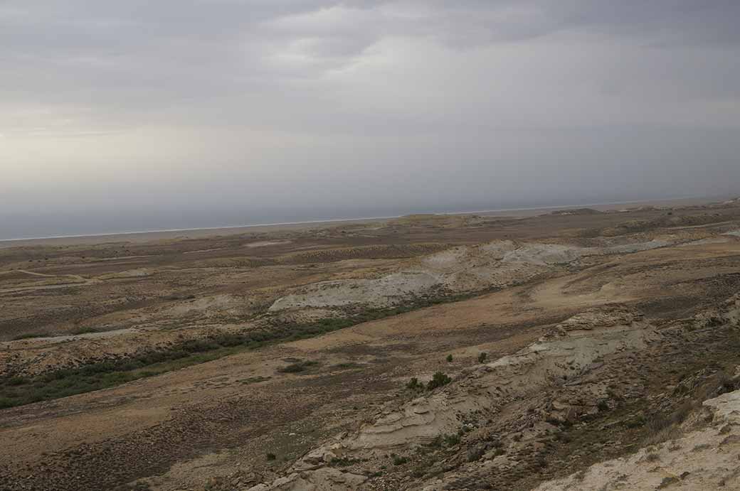 View to the Aral Sea