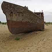 Rusting fishing trawlers