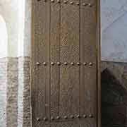 Carved door