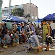 Open air market, Nukus