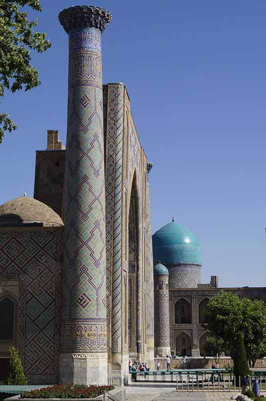 View from Ulugh Beg Madrasah