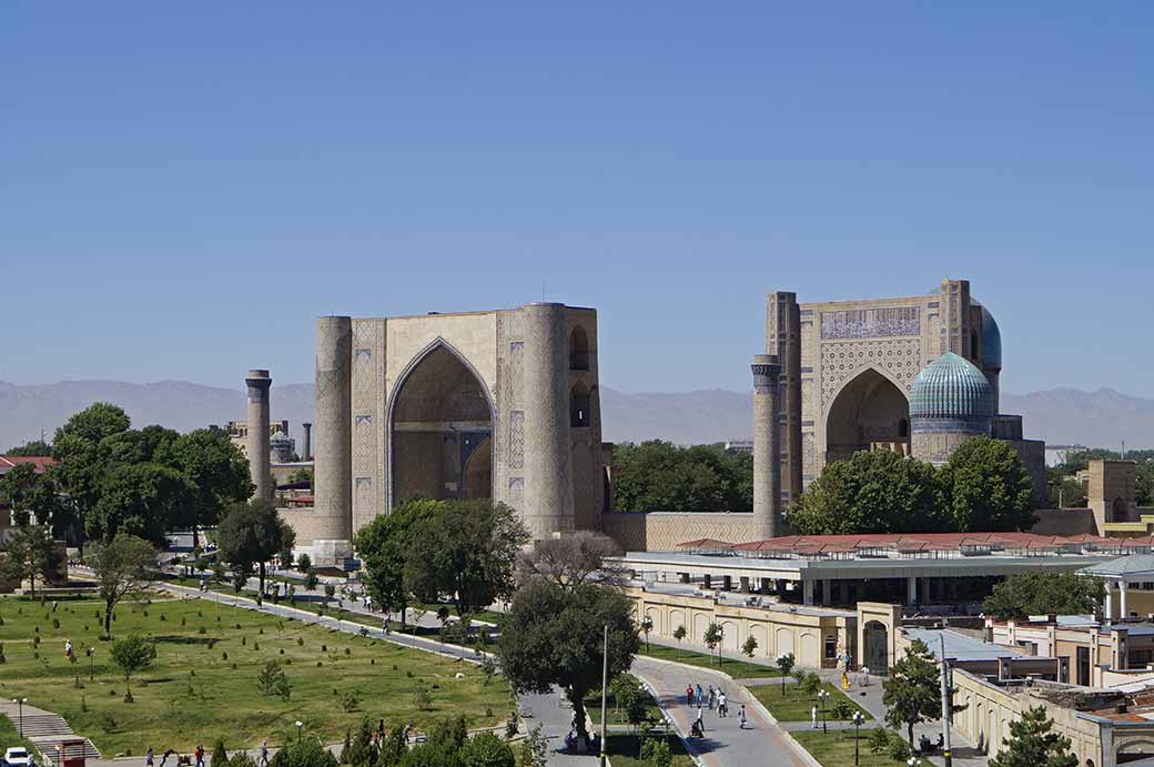 View of Bibi-Khanym mosque