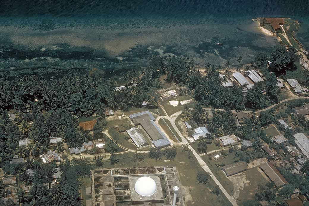 Flying over Biak