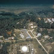 Flying over Biak