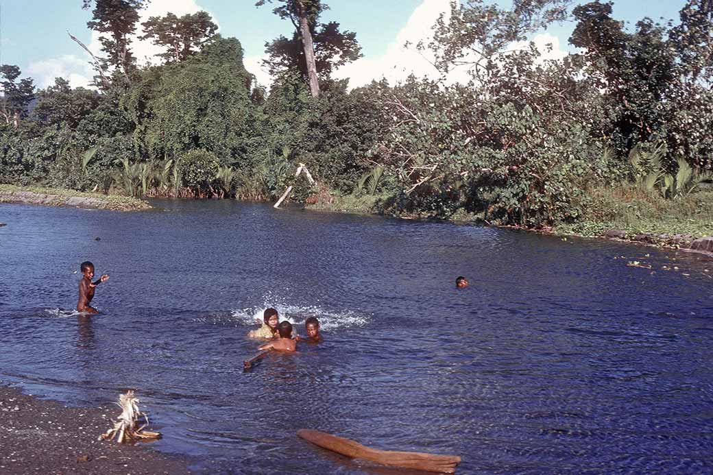 Children in the water