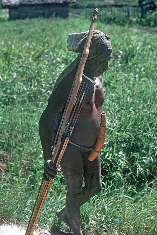 Man carrying bow