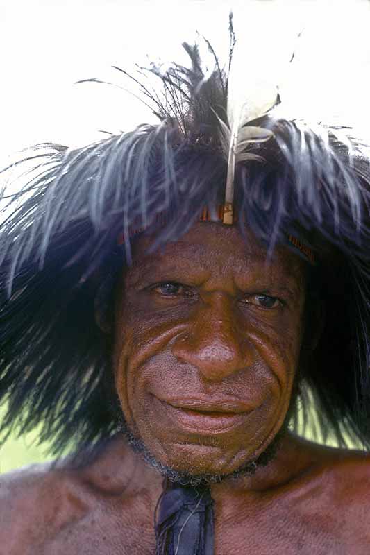 Man with headdress