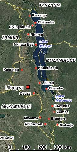 Map of Malawi