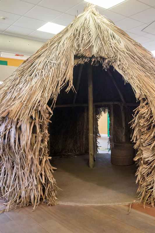 Amerindian hut, Archaeological Museum