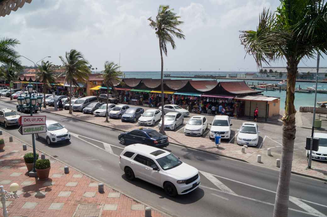 View from Royal Plaza Mall, Oranjestad