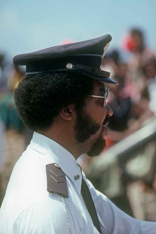 Policeman in Fort Oranje