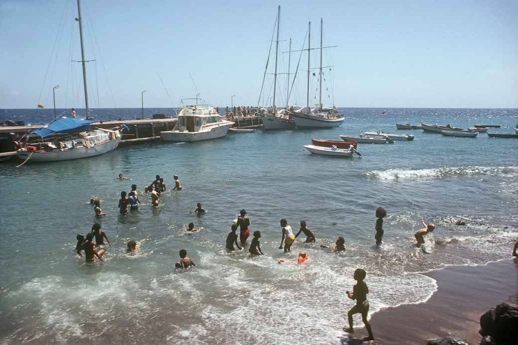 The harbour, Saba