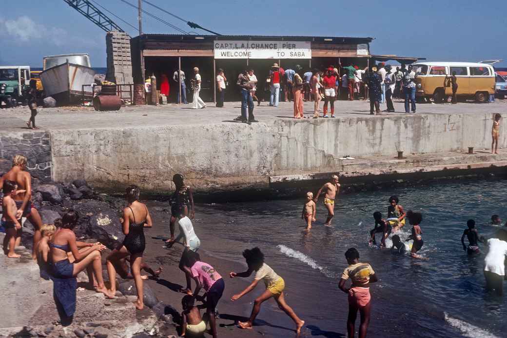 Swimming in the harbour