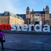 I amsterdam sign