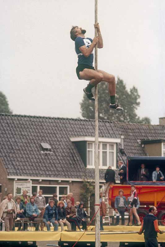 Vaulting over water