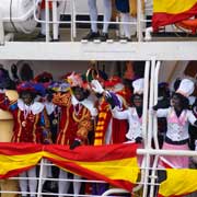 Sinterklaas and his Zwarte Pieten