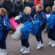 Girls marching