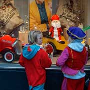 Girls window shopping