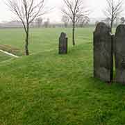 Gravestones on wierde, Ezinge