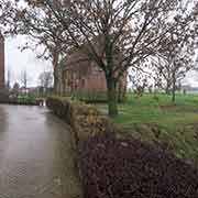 Tower and church on wierde, Ezinge