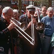 Jazz band playing