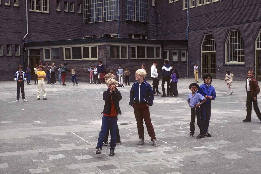 School courtyard