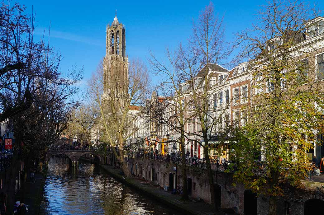 Oudegracht and Dom tower