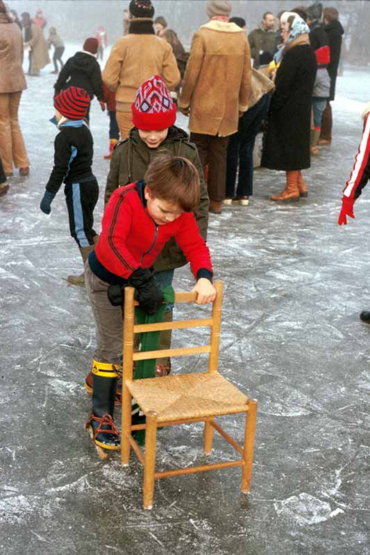 Learning ice-skating