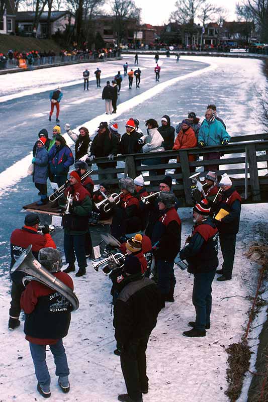 Brass band on ice