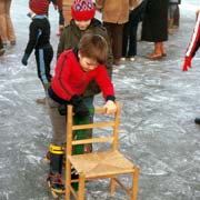 Learning ice-skating