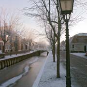 Zoutsloot in winter