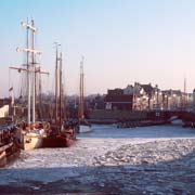 Inner harbour frozen