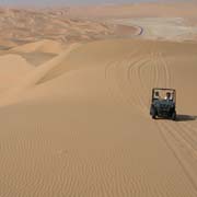 Driving a quad bike