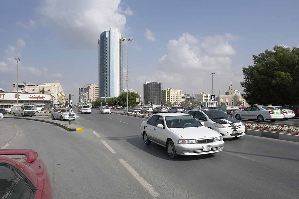 Main road into the city