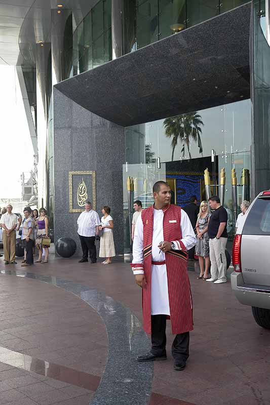 Burj al Arab entrance