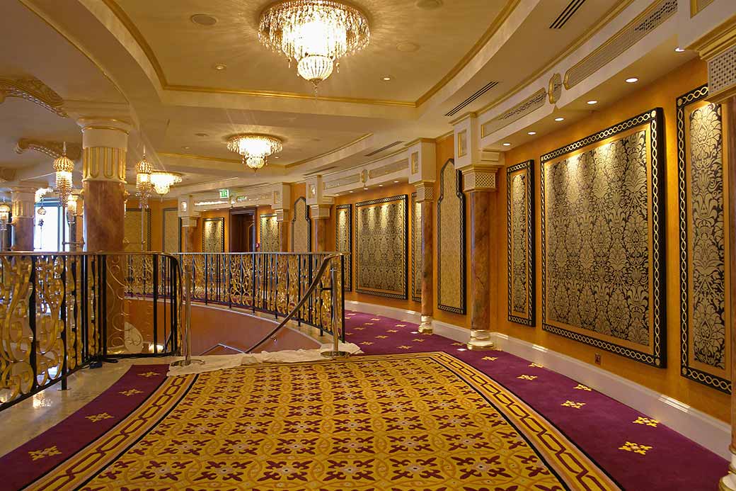 Upper floor corridor